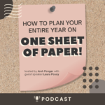 How To Plan Your Entire Year on One Sheet of Paper